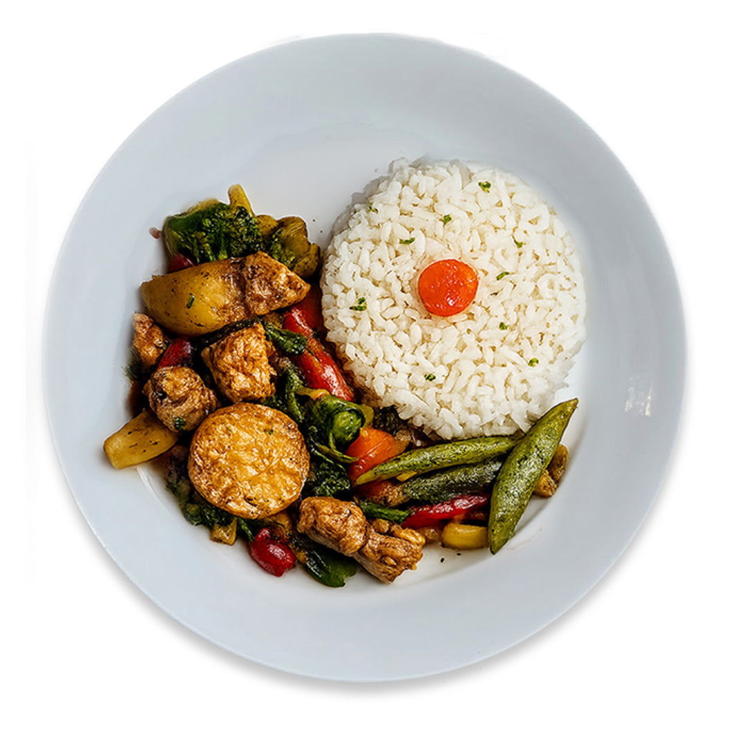 Chicken Stir Fry with Rice
